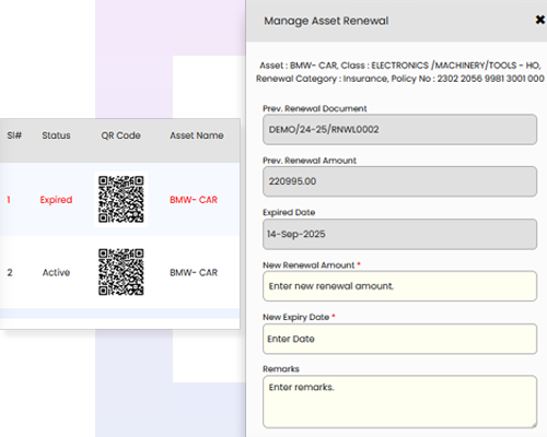 Asset Renewal