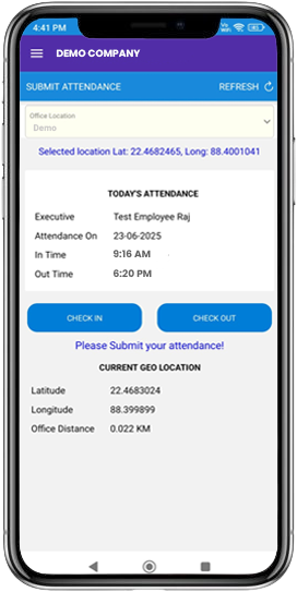 Mobile and Biometric Attendance
