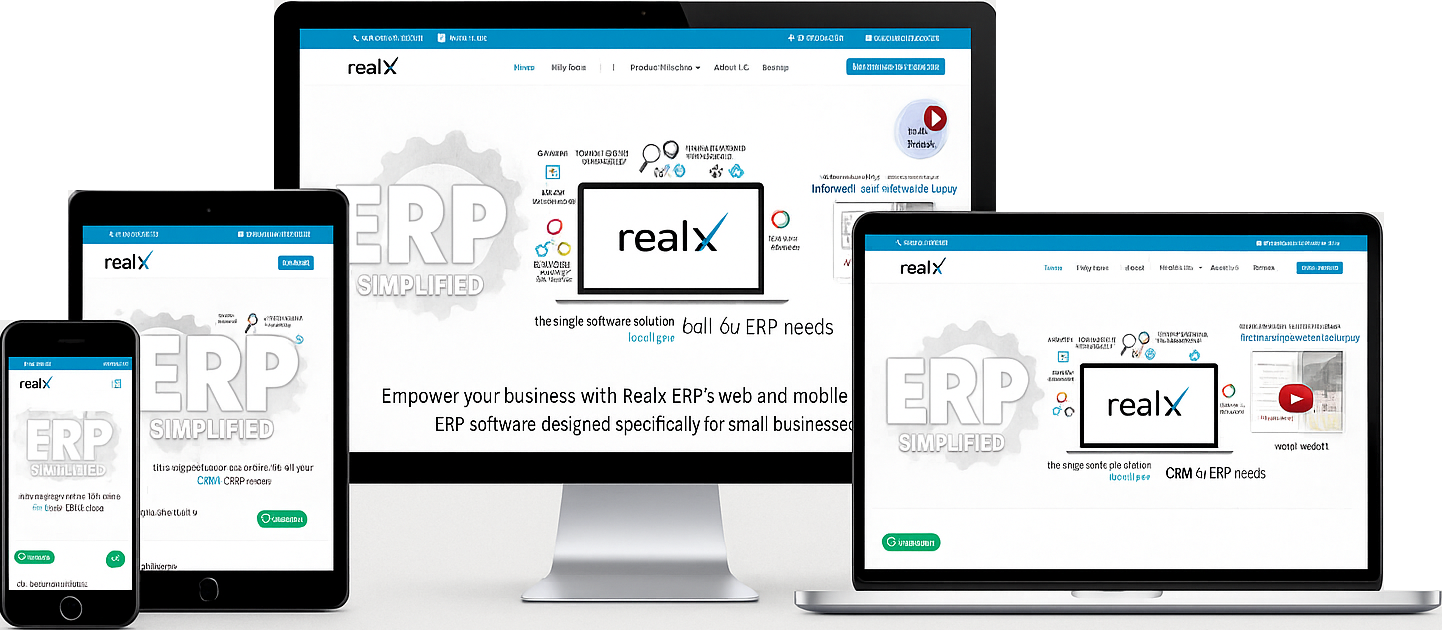 web mobile app friendly ERP software